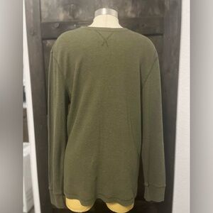 Olive Green Men's GH Bass & Co. Crew Sweater